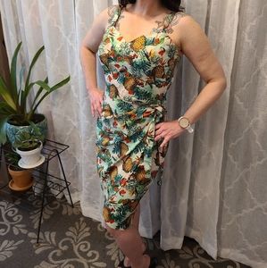 🍒Voodoo Vixen pineapple 🍍 and cherry tiki dress